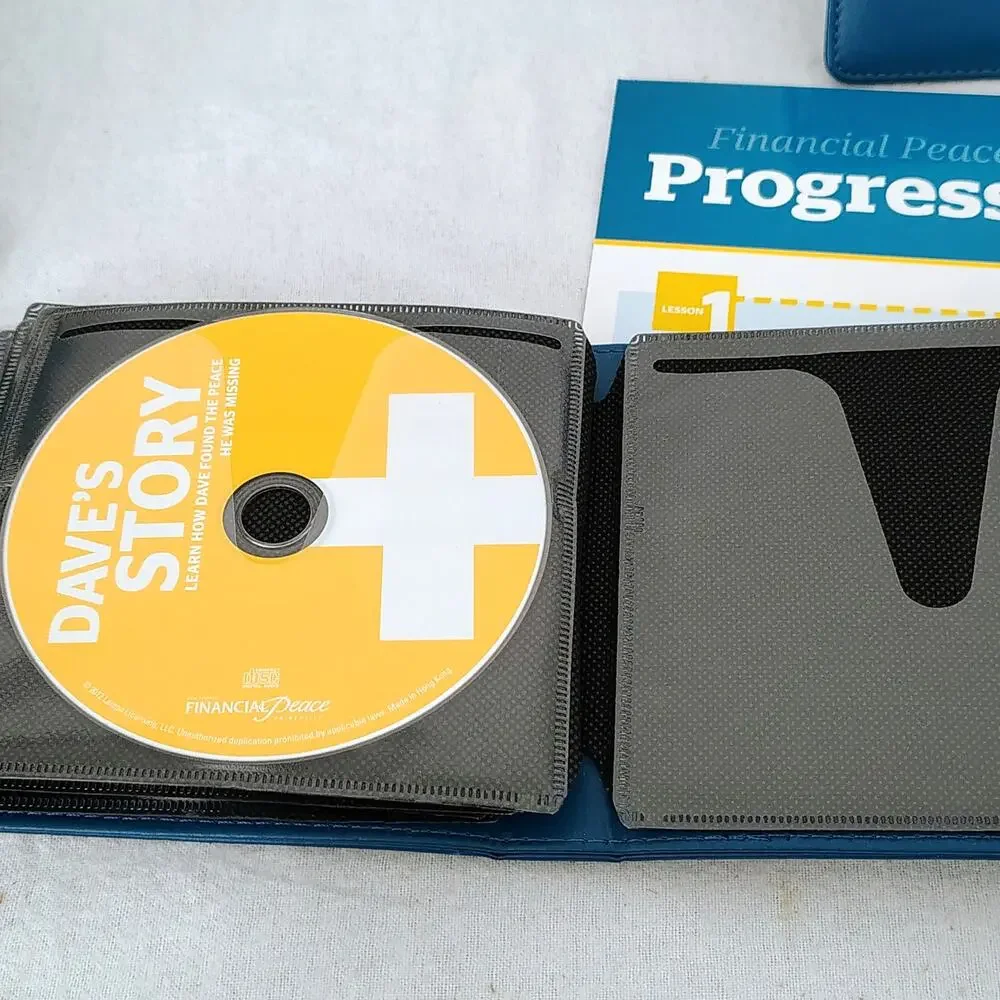 Dave Ramsey Financial Peace University Envelope System Wallet, Audio CD, Chart